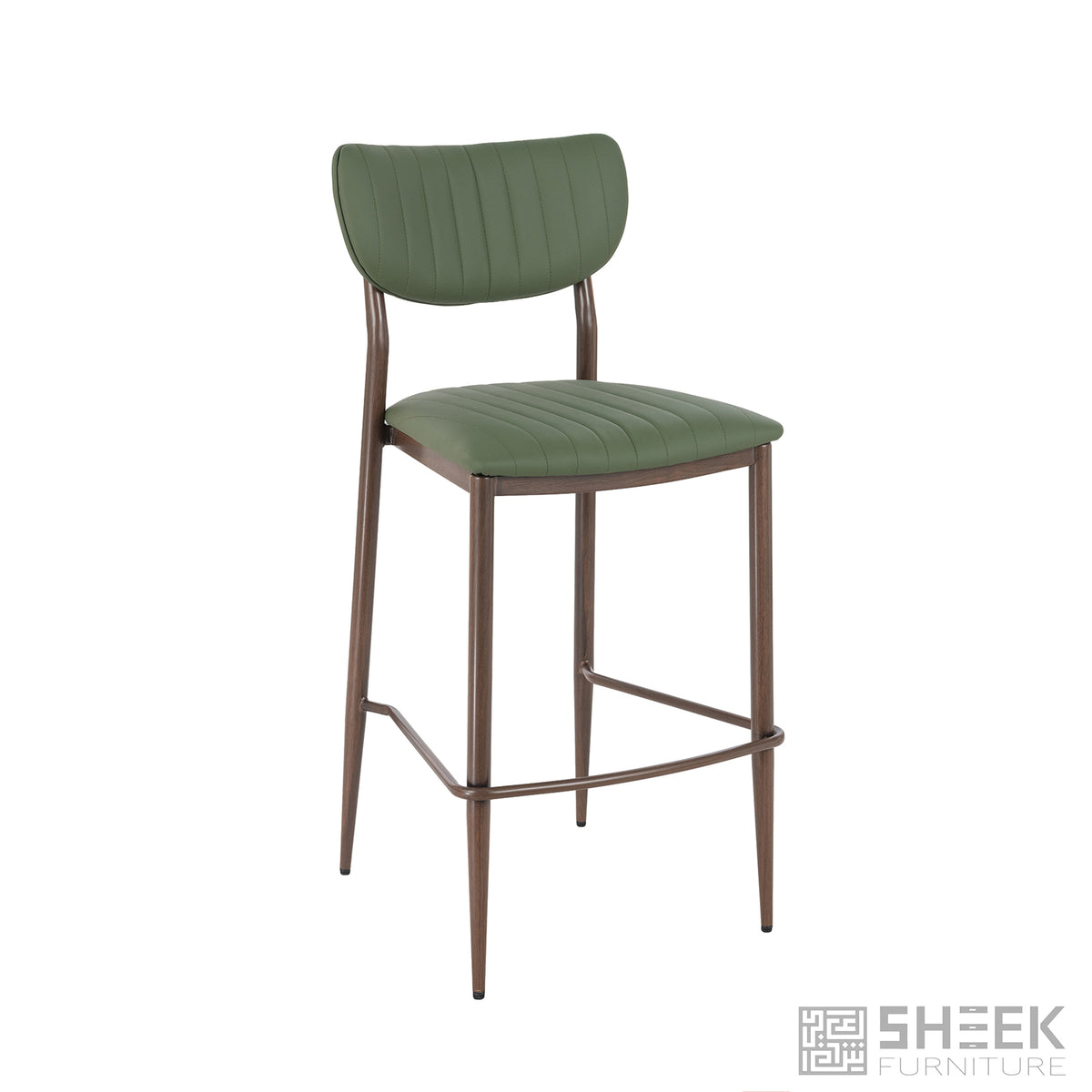Atlas Stack Bar Stool – Olive Green