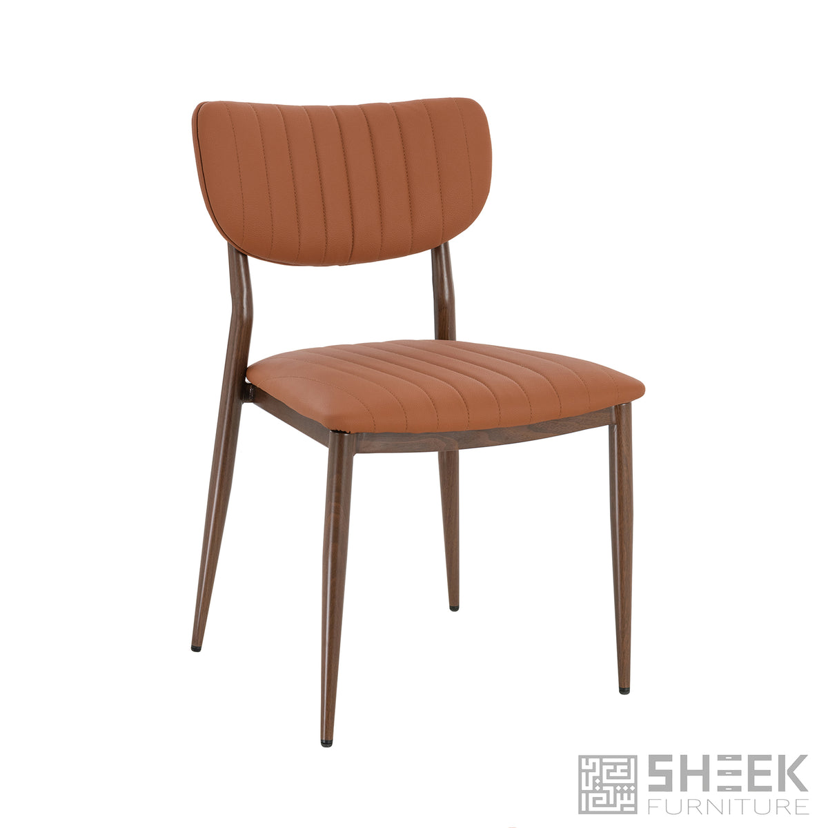 Atlas Stack Chair – Rust Brown