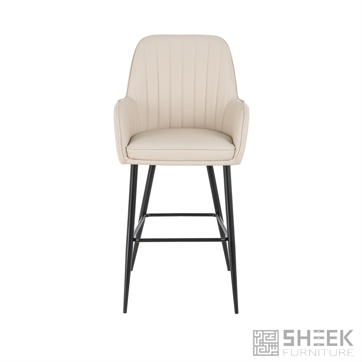 Apollo Bar Stool – Blush Beige