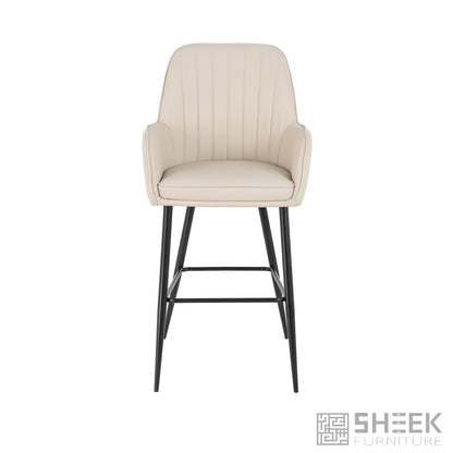 Apollo Bar Stool – Blush Beige