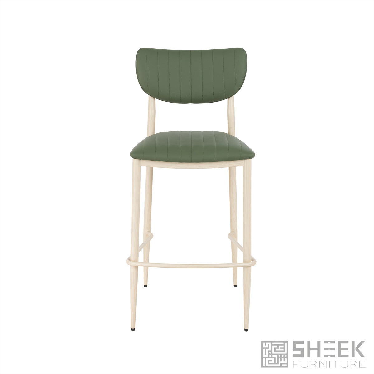 Atlas Stack Bar Stool – Olive Green