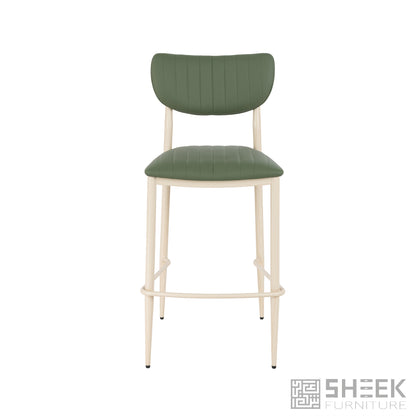 Atlas Stack Bar Stool – Olive Green