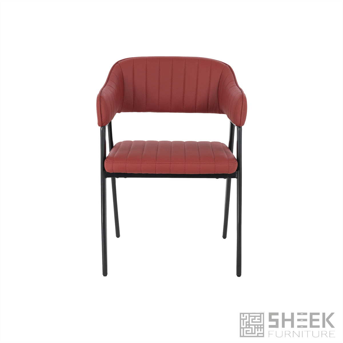 Hampton Barrel Chair – Wine Red