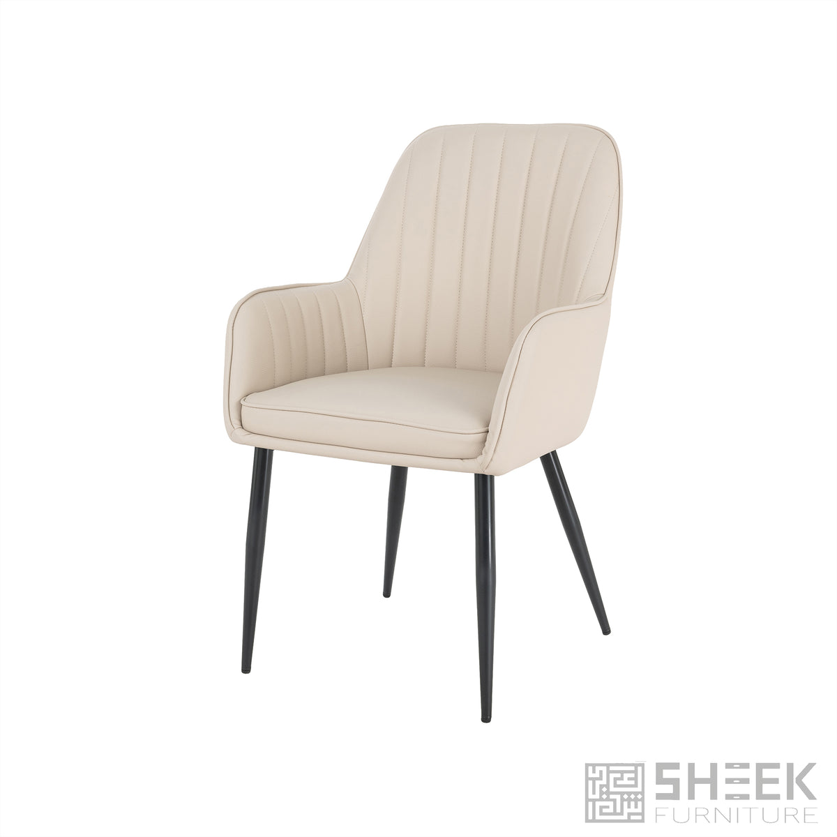 Apollo Accent Chair – Blush Beige