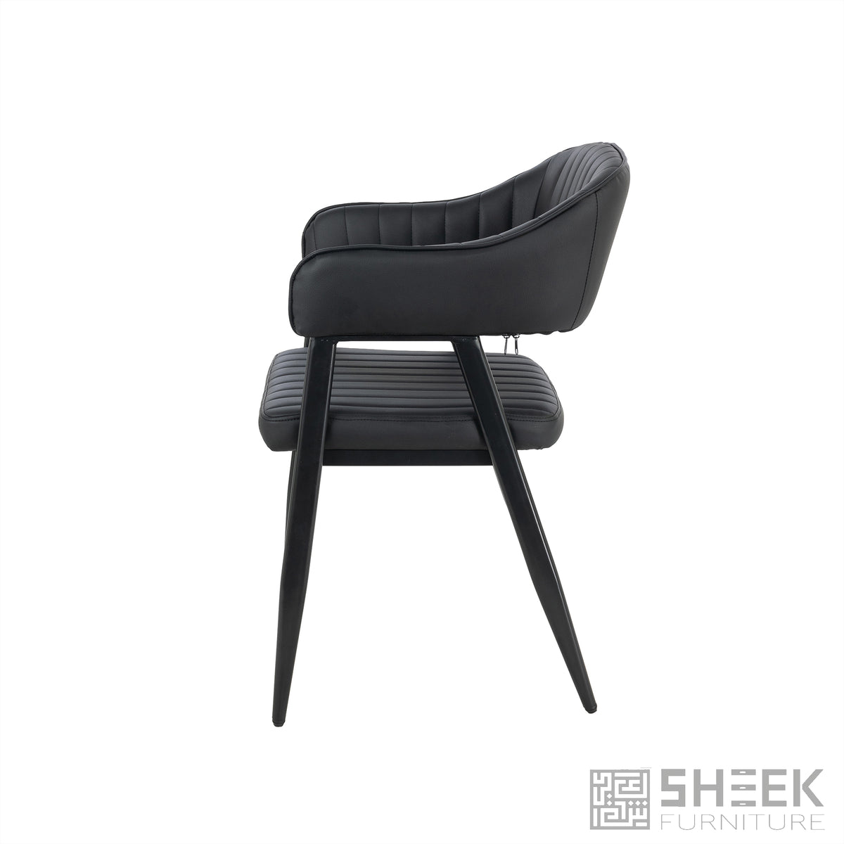 Hampton Barrel Chair – Midnight Black
