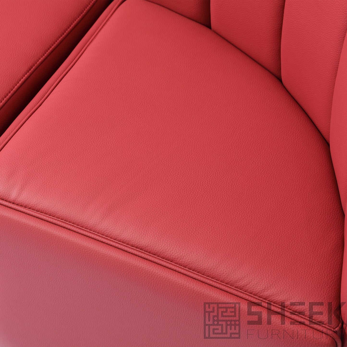 Zeus Channel Booth – Wine Red - 48"