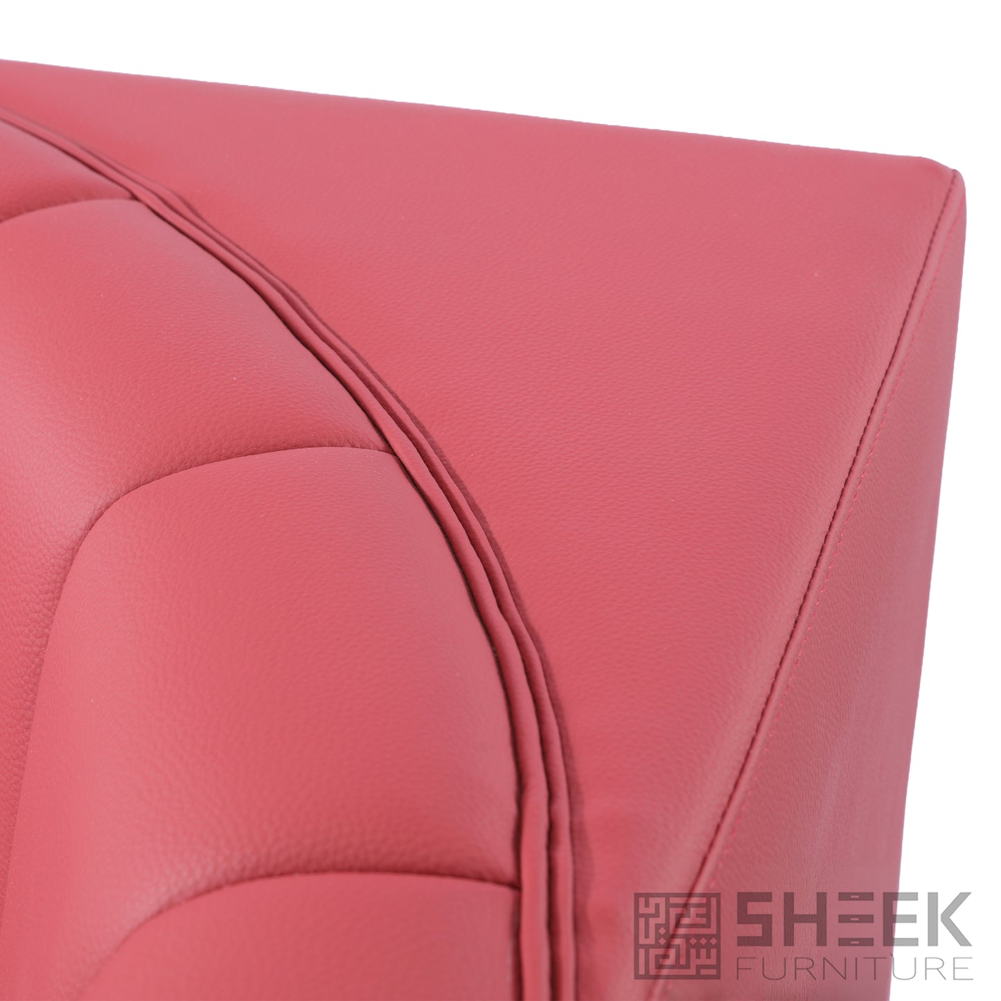 Zeus Channel Booth – Wine Red - 48"