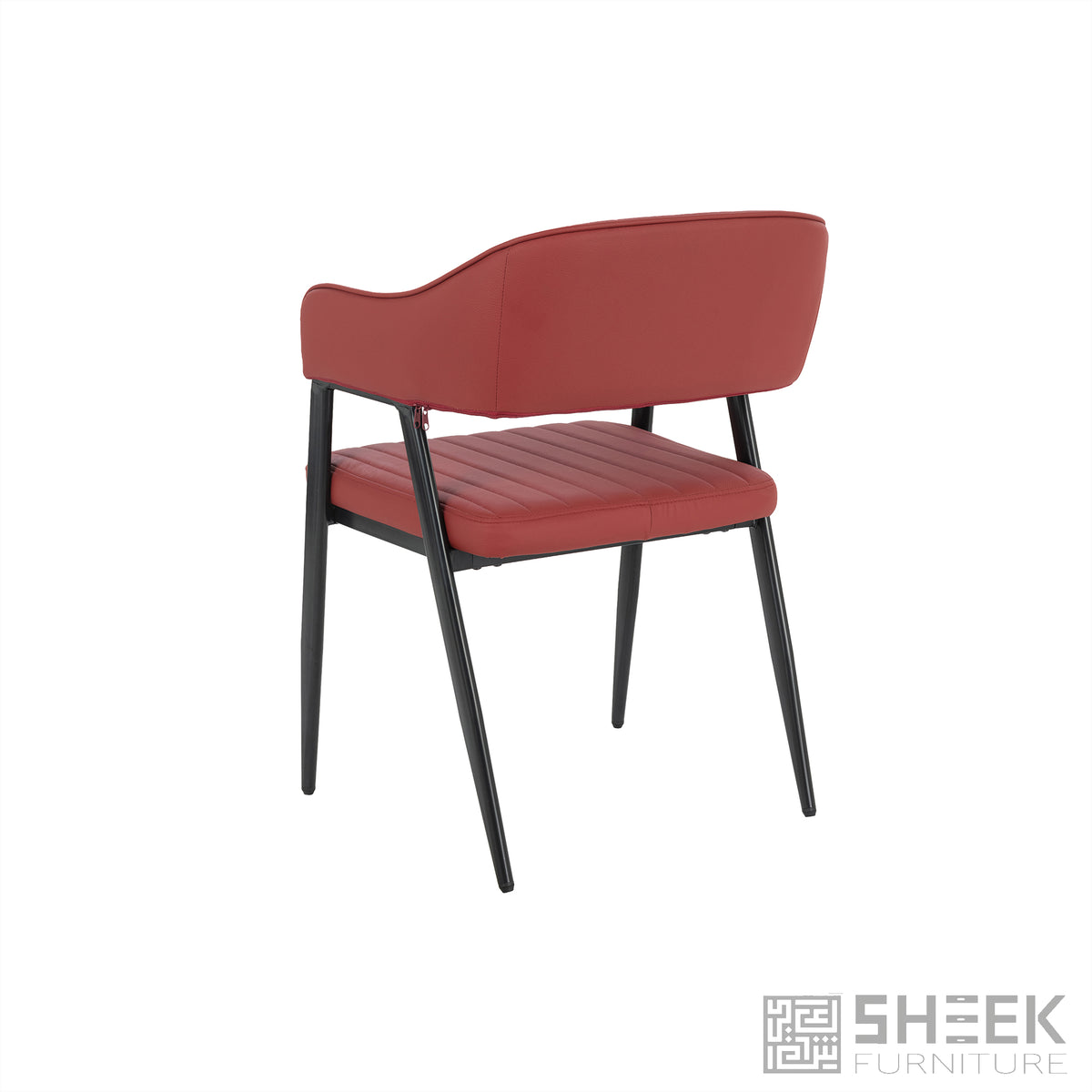 Hampton Barrel Chair – Wine Red
