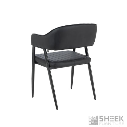 Hampton Barrel Chair – Midnight Black