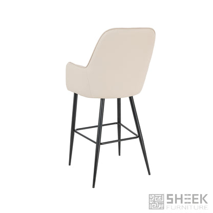 Apollo Bar Stool – Blush Beige