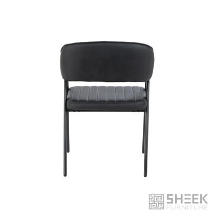 Hampton Barrel Chair – Midnight Black