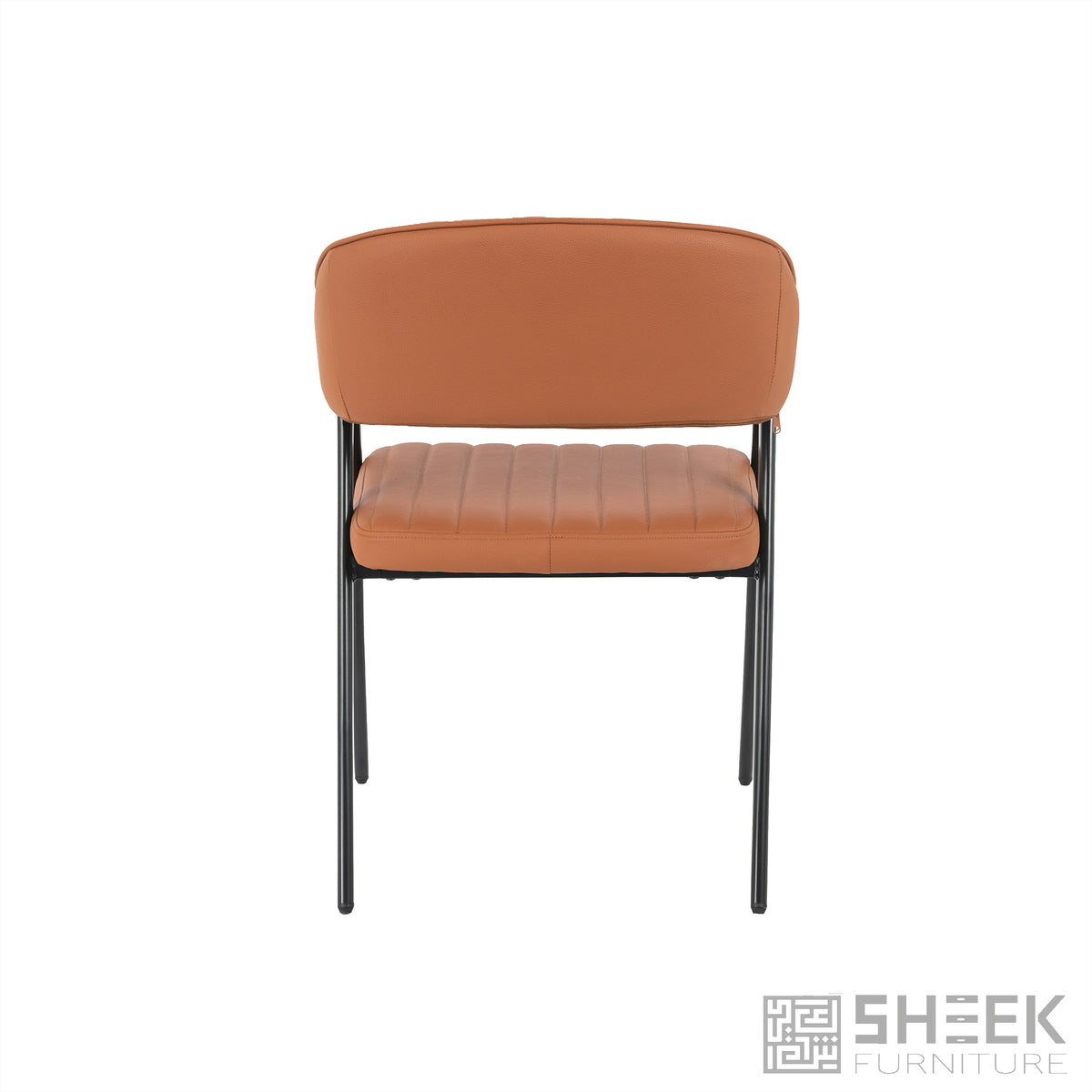 Hampton Barrel Chair – Rust Brown