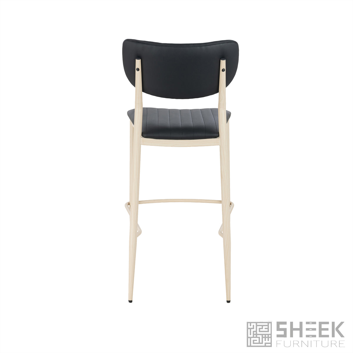 Atlas Stack Bar Stool – Midnight Black