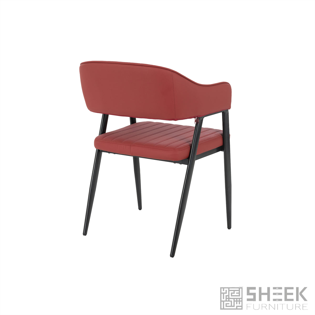 Hampton Barrel Chair – Wine Red