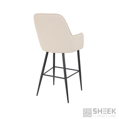 Apollo Bar Stool – Blush Beige