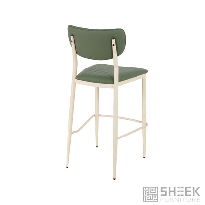 Atlas Stack Bar Stool – Olive Green