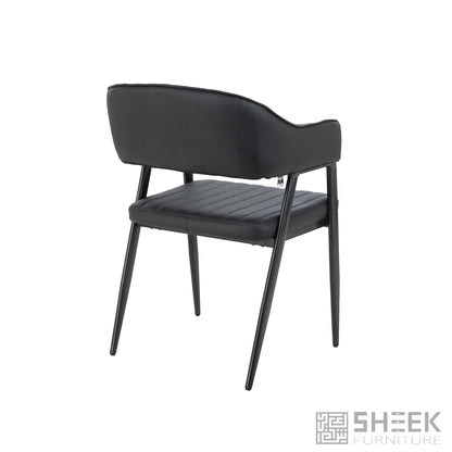Hampton Barrel Chair – Midnight Black
