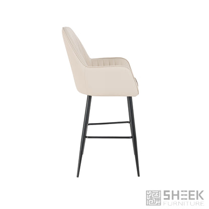 Apollo Bar Stool – Blush Beige