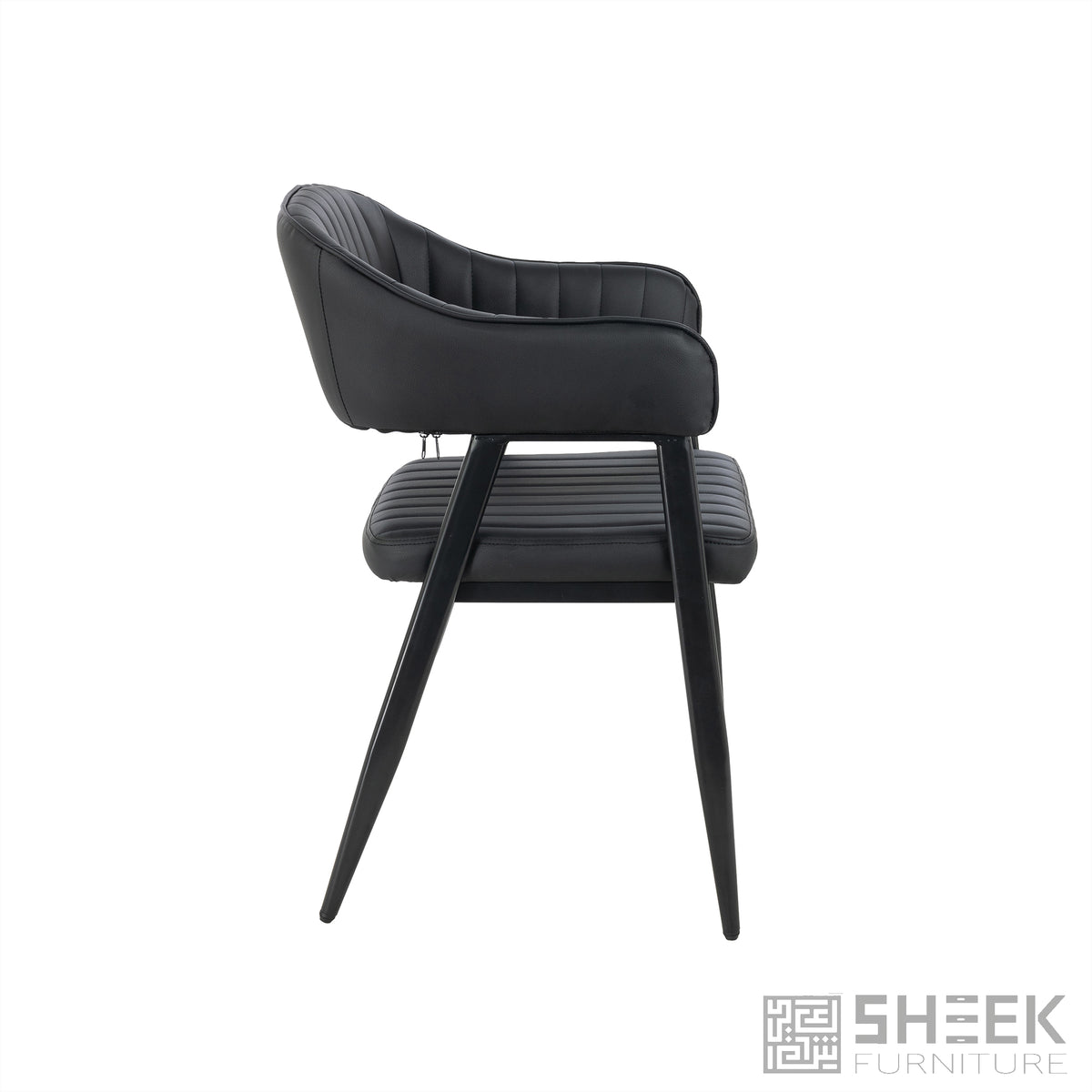 Hampton Barrel Chair – Midnight Black