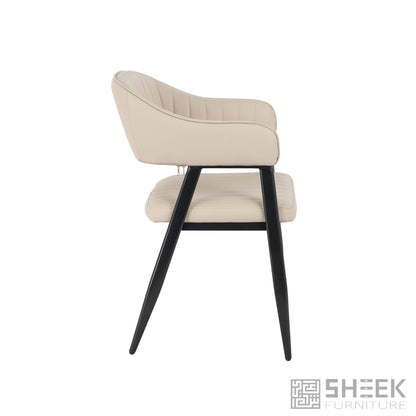 Hampton Barrel Chair – Blush Beige