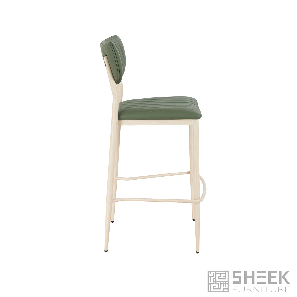 Atlas Stack Bar Stool – Olive Green
