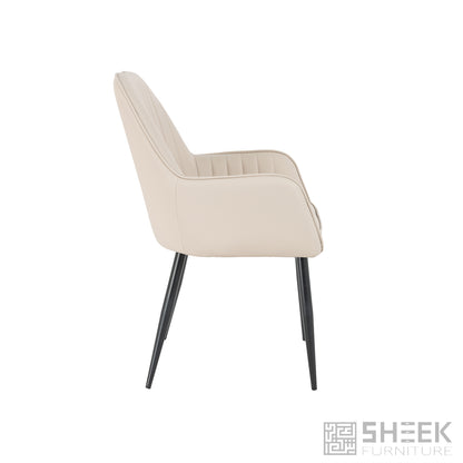 Apollo Accent Chair – Blush Beige