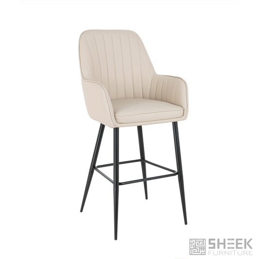 Apollo Bar Stool – Blush Beige