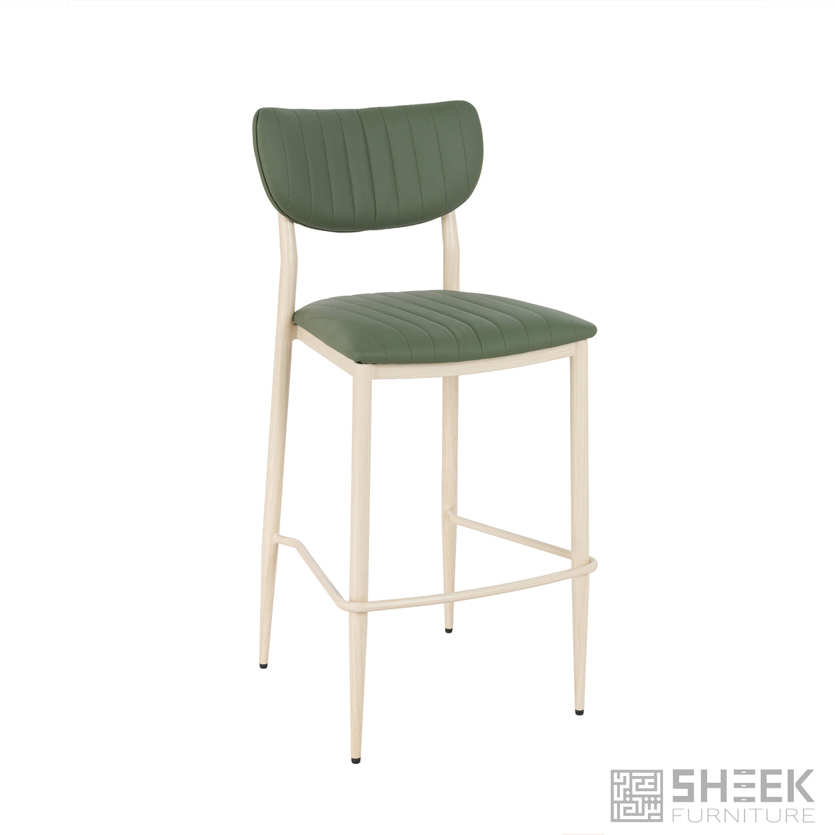 Atlas Stack Bar Stool – Olive Green