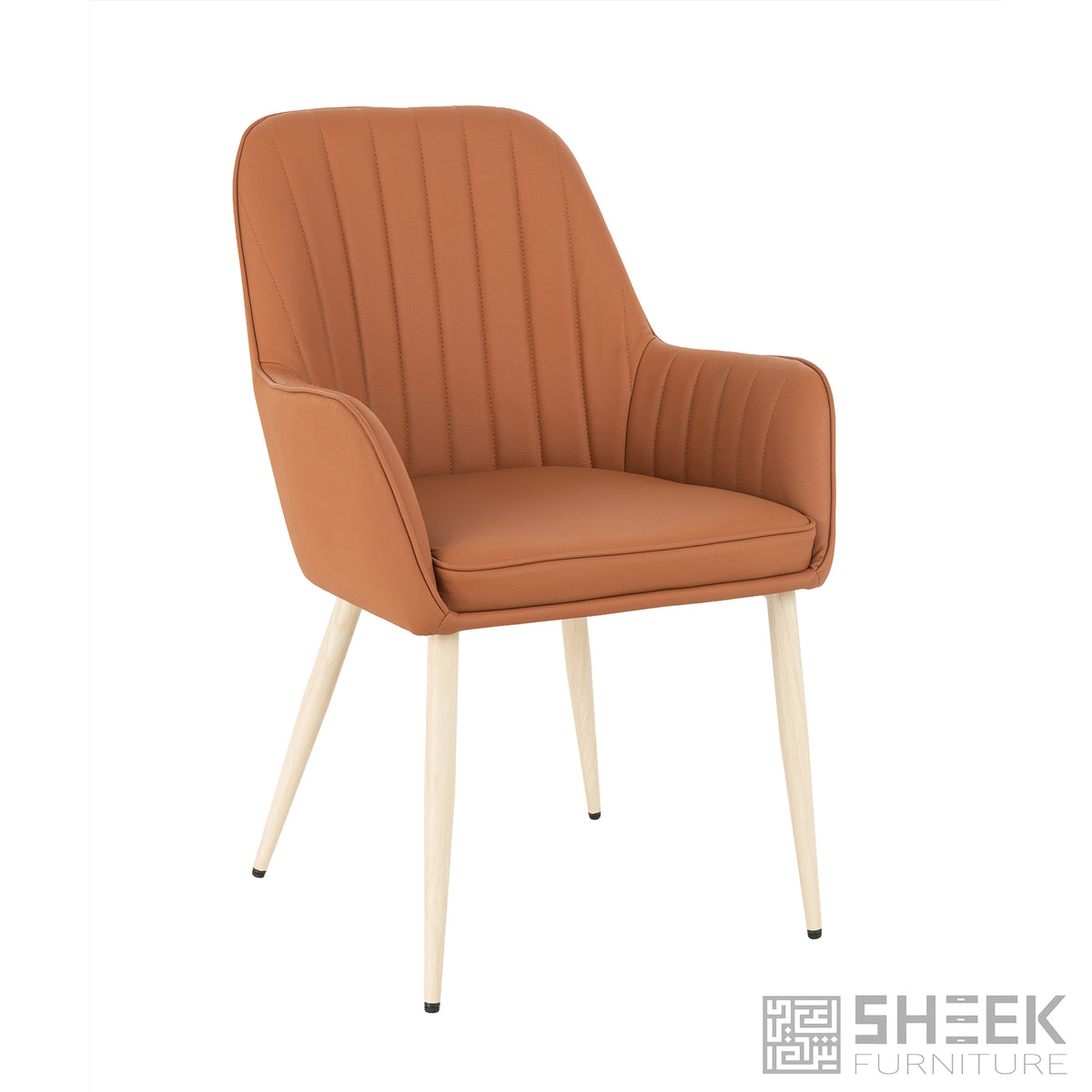 Apollo Accent Chair – Rust Brown