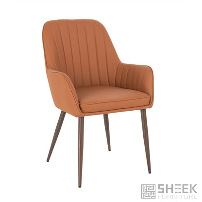 Apollo Accent Chair – Rust Brown