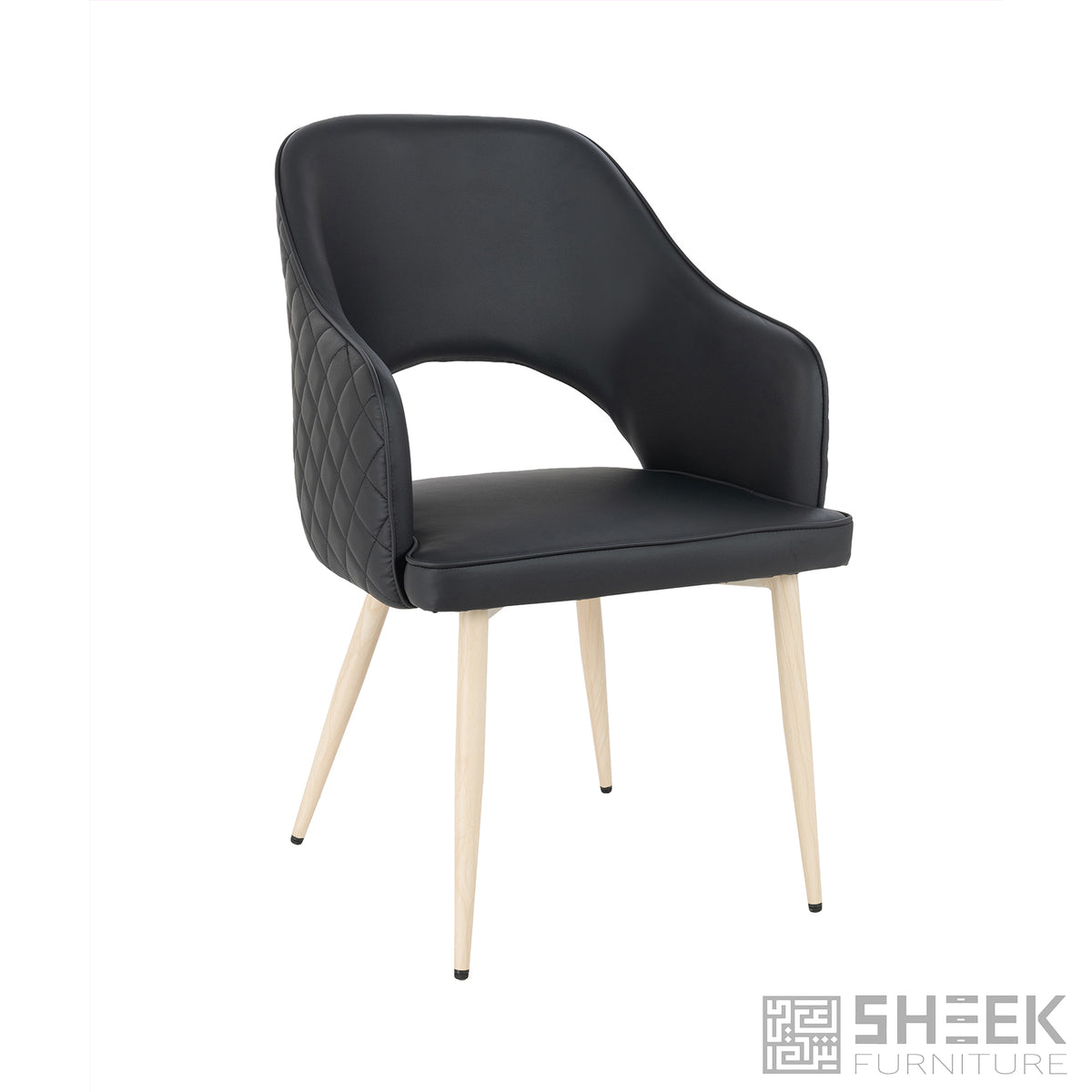 Ares Dining Chair – Midnight Black