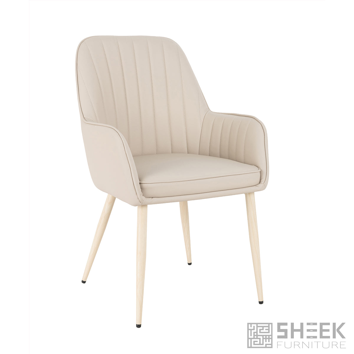 Apollo Accent Chair – Blush Beige