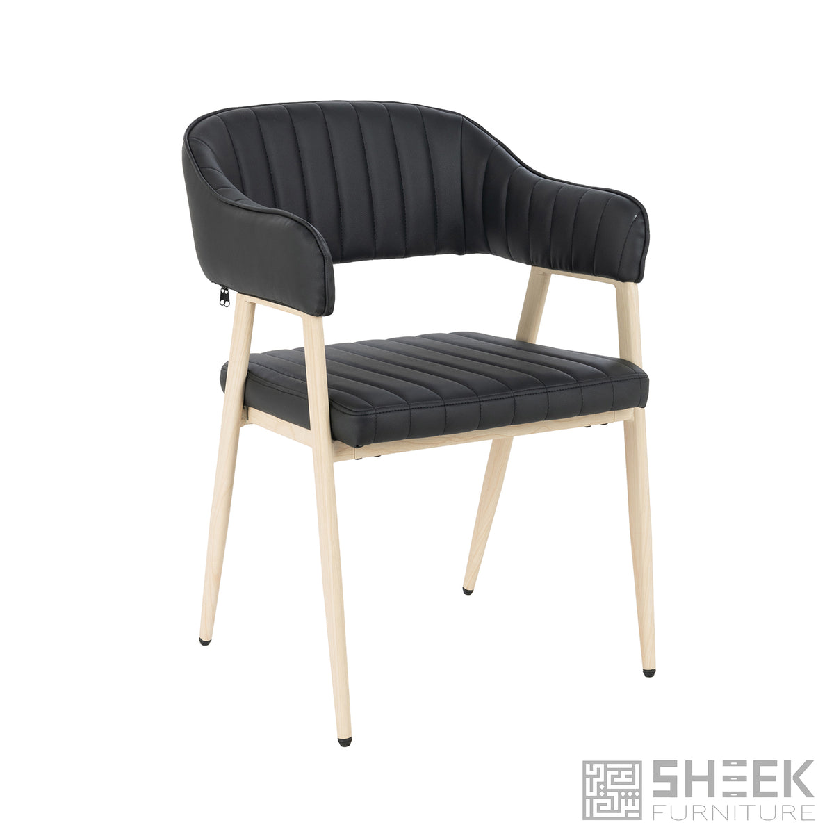 Hampton Barrel Chair – Midnight Black