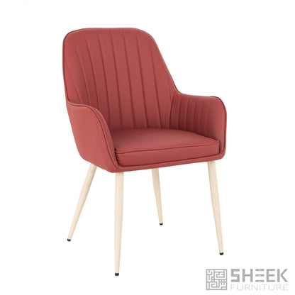 Apollo Accent Chair – Wine Red