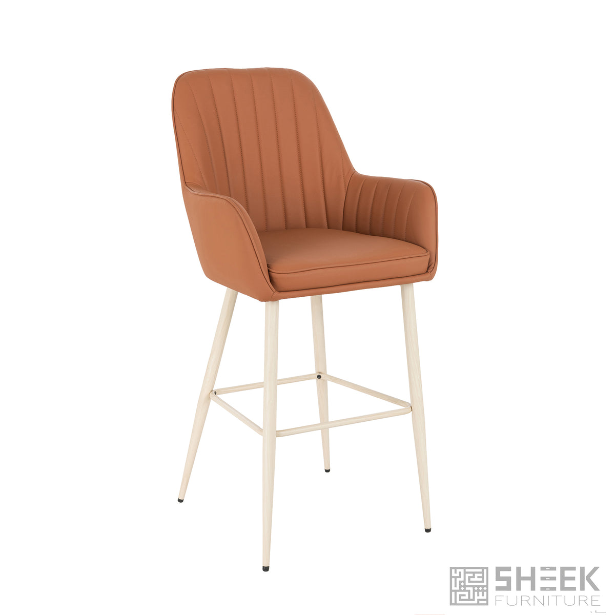 Apollo Bar Stool – Rust Brown