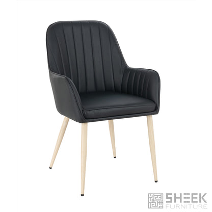 Apollo Accent Chair – Midnight Black