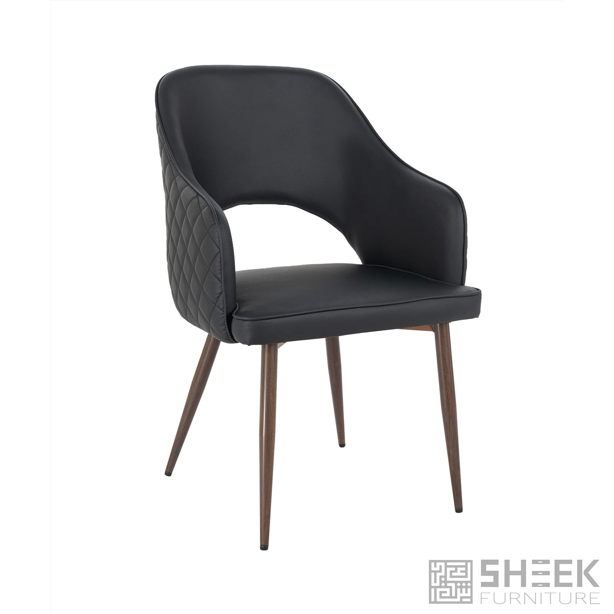 Ares Dining Chair – Midnight Black
