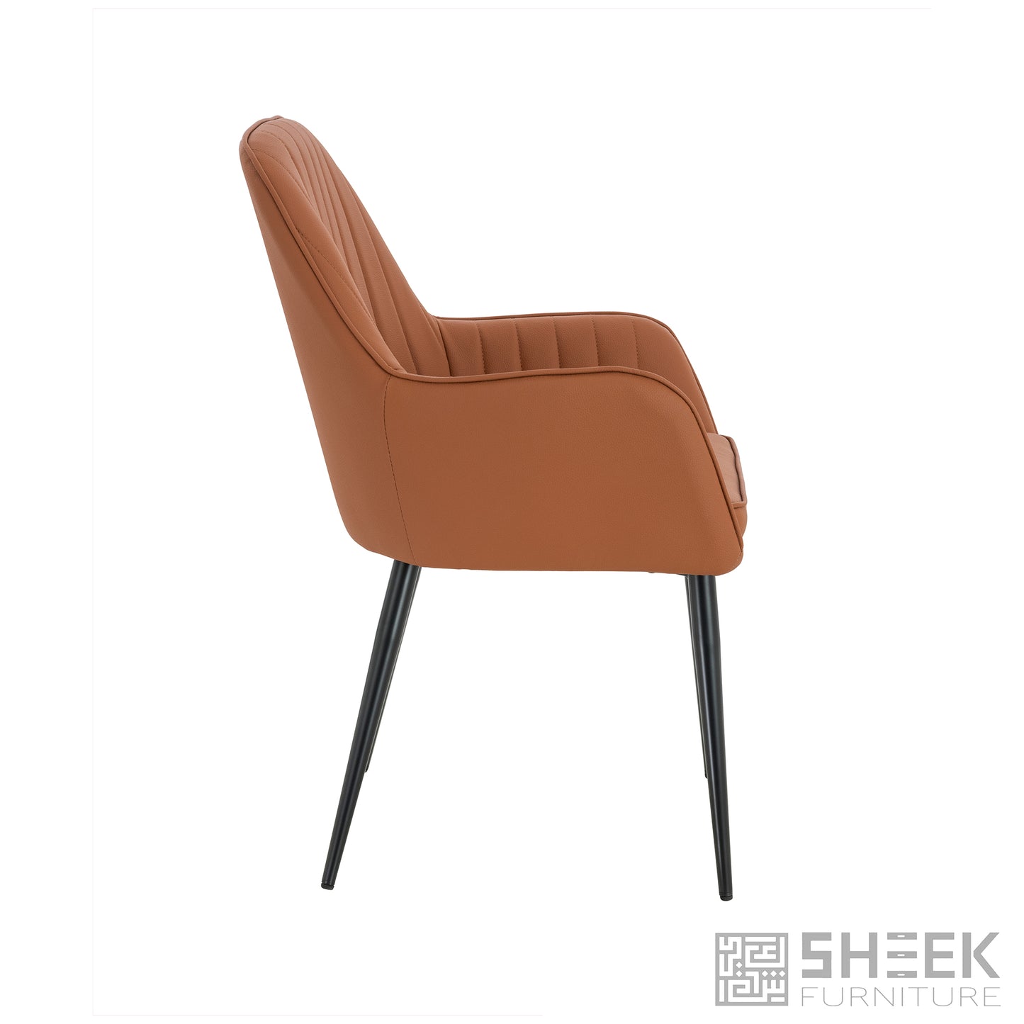 Apollo Accent Chair – Rust Brown