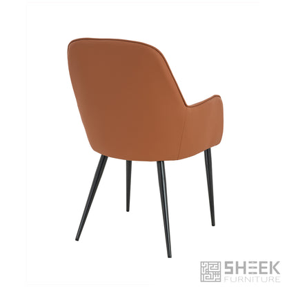 Apollo Accent Chair – Rust Brown