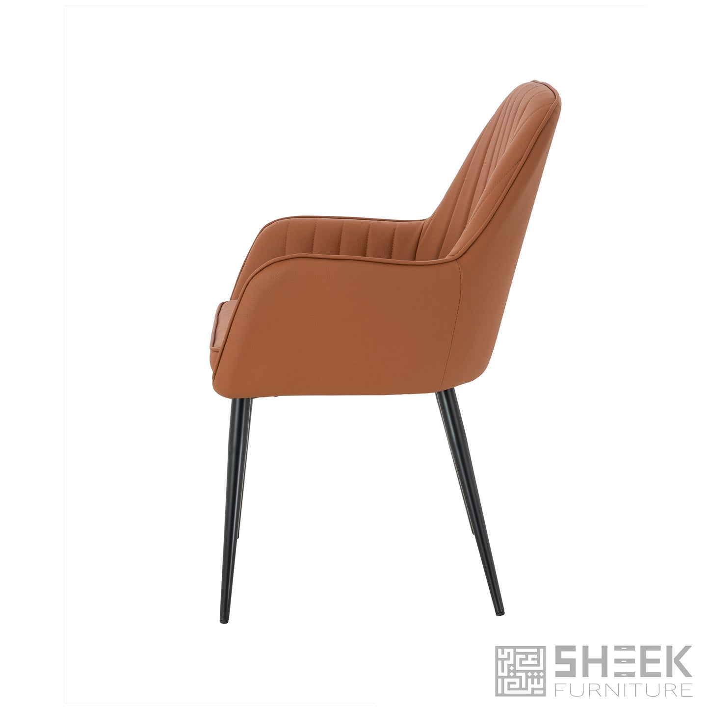 Apollo Accent Chair – Rust Brown