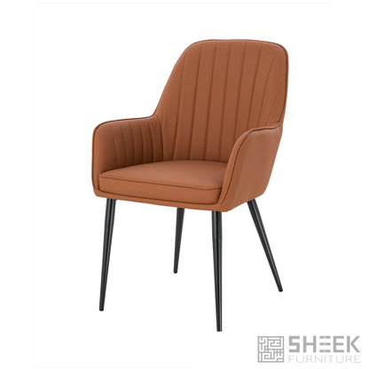Apollo Accent Chair – Rust Brown