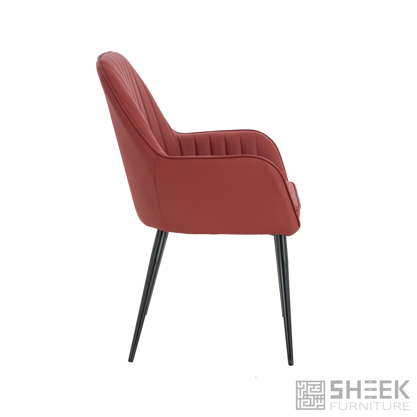 Apollo Accent Chair – Wine Red