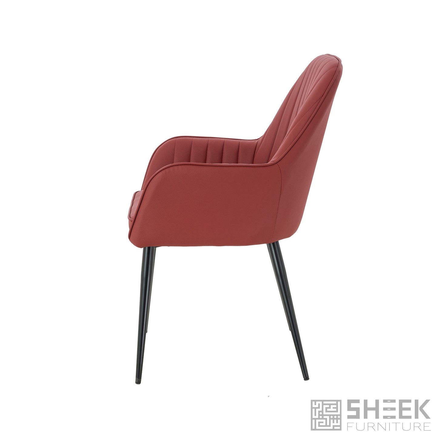 Apollo Accent Chair – Wine Red