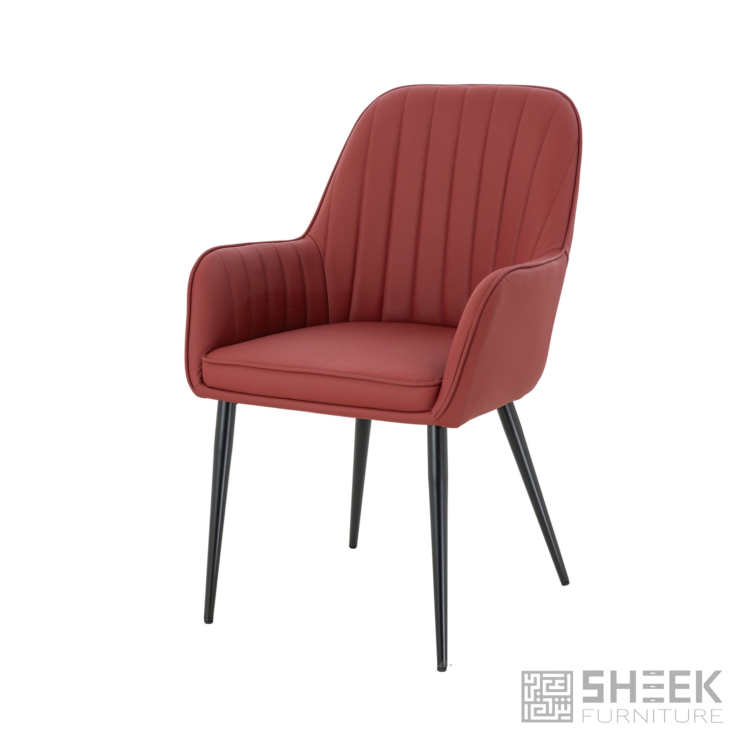 Apollo Accent Chair – Wine Red
