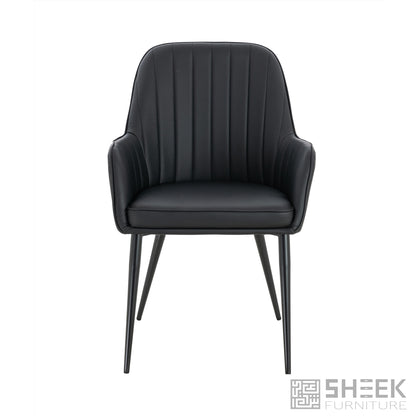 Apollo Accent Chair – Midnight Black