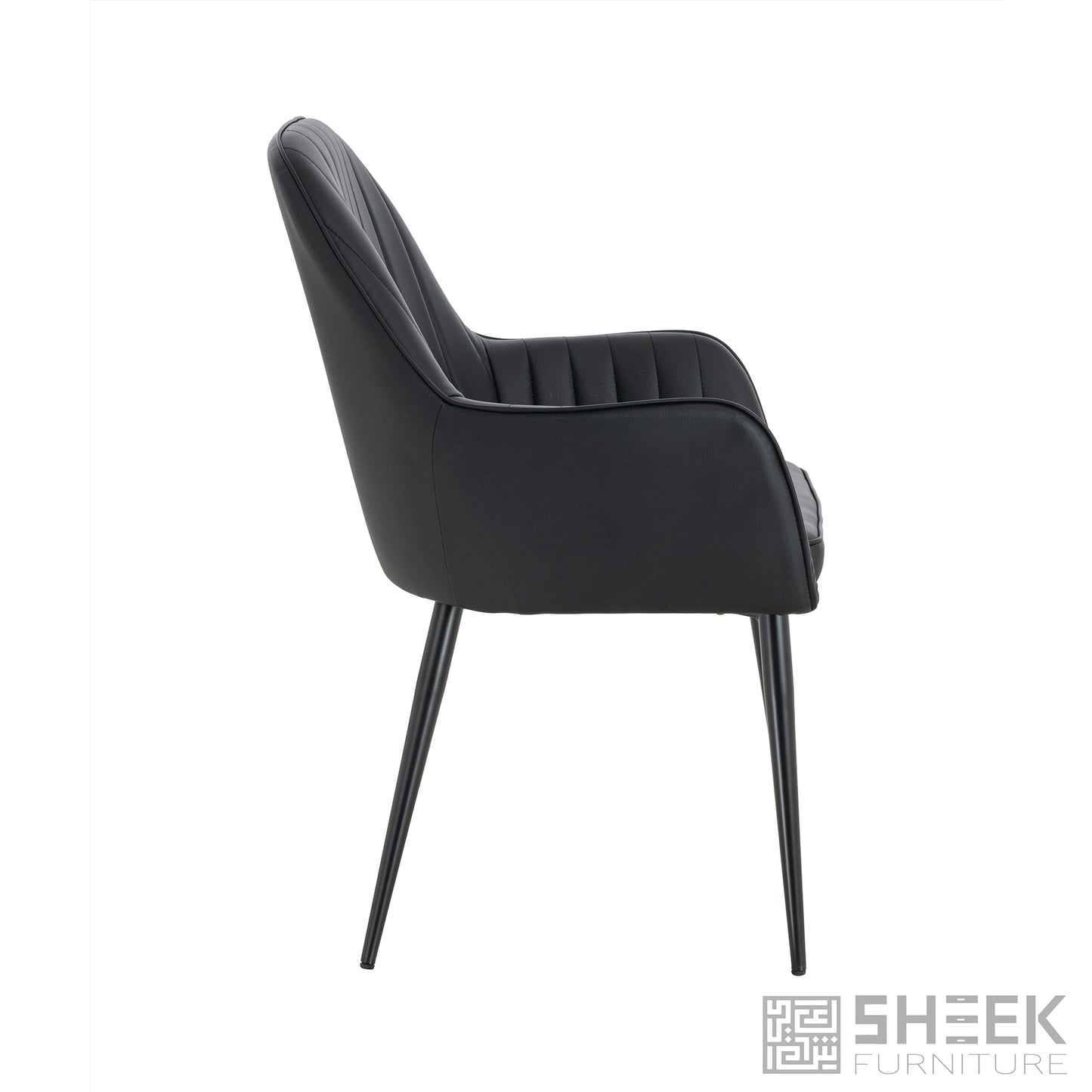 Apollo Accent Chair – Midnight Black