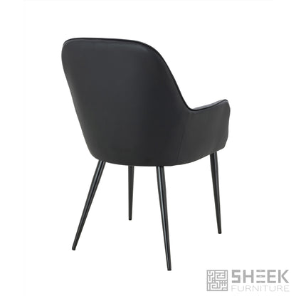 Apollo Accent Chair – Midnight Black