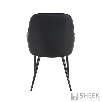 Apollo Accent Chair – Midnight Black