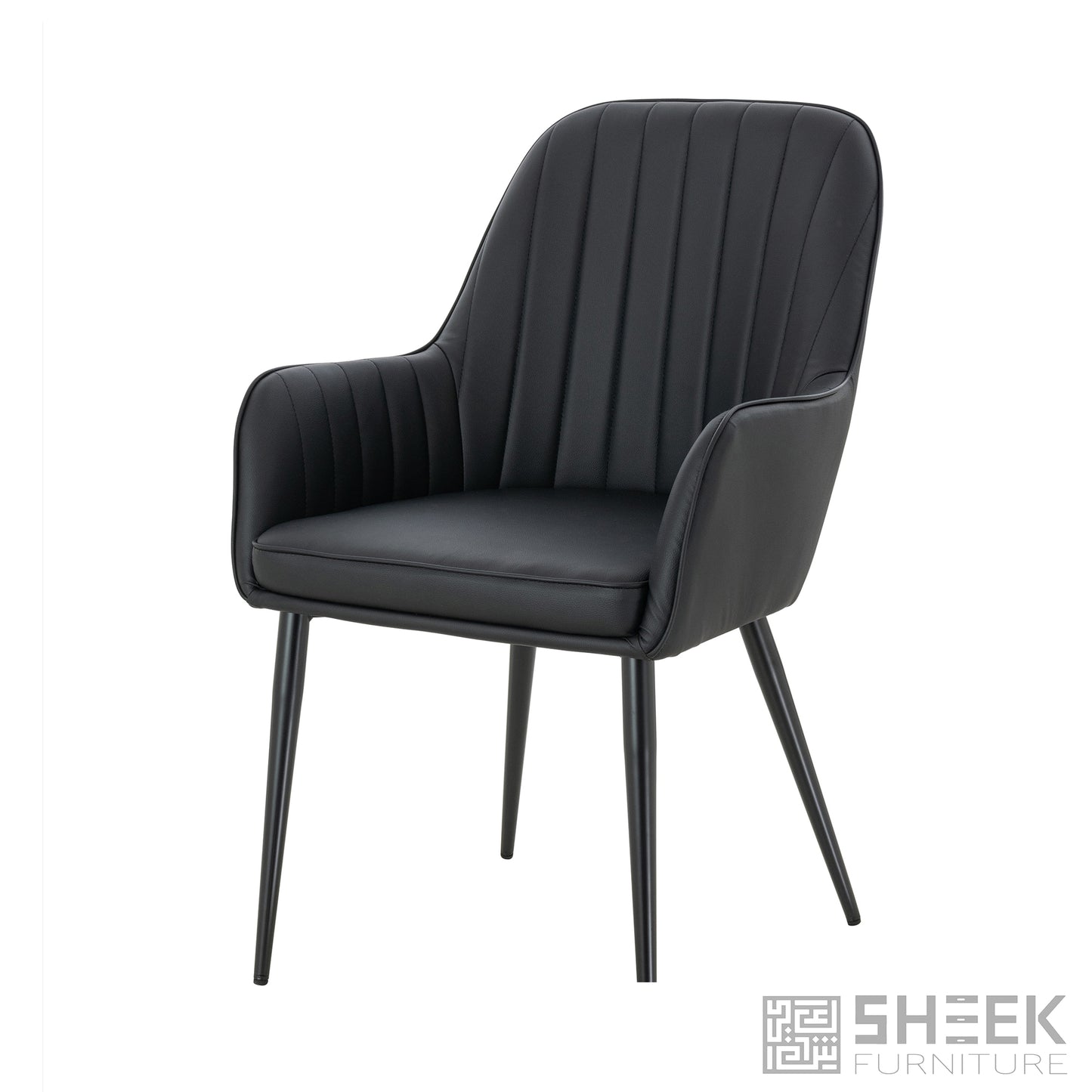 Apollo Accent Chair – Midnight Black