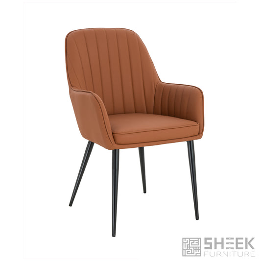 Apollo Accent Chair – Rust Brown